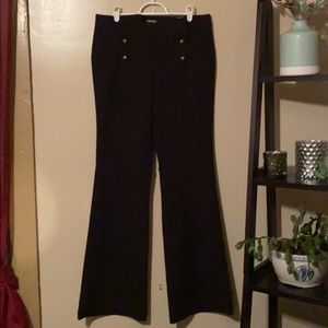 Express High Waist Flare Dress Pants